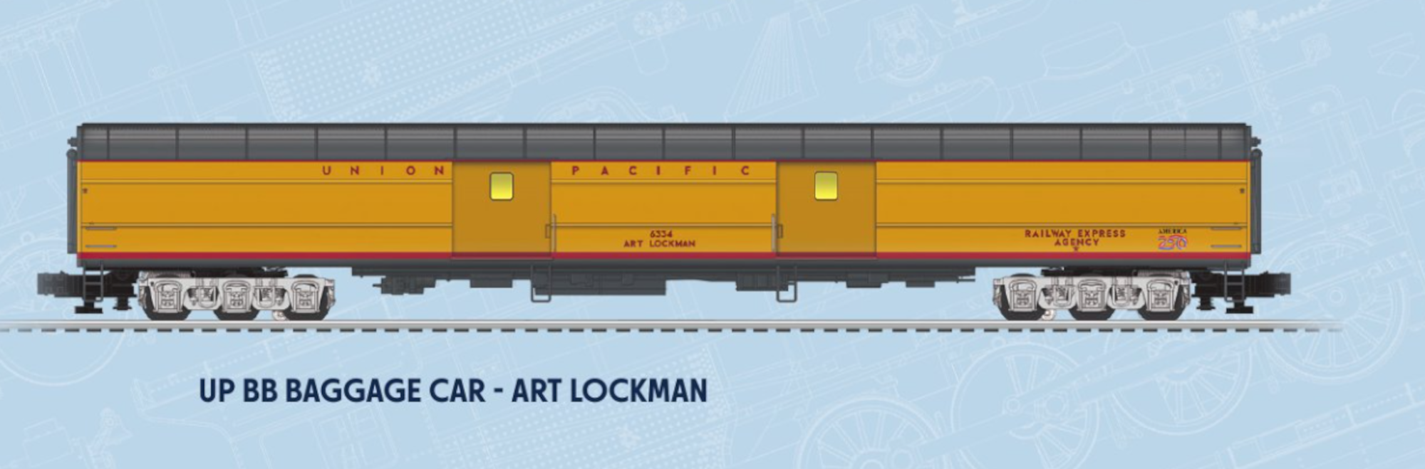 Lionel 2722060 - Legacy - Specialty Passenger Car Set "Union Pacific" Big Boy Tour