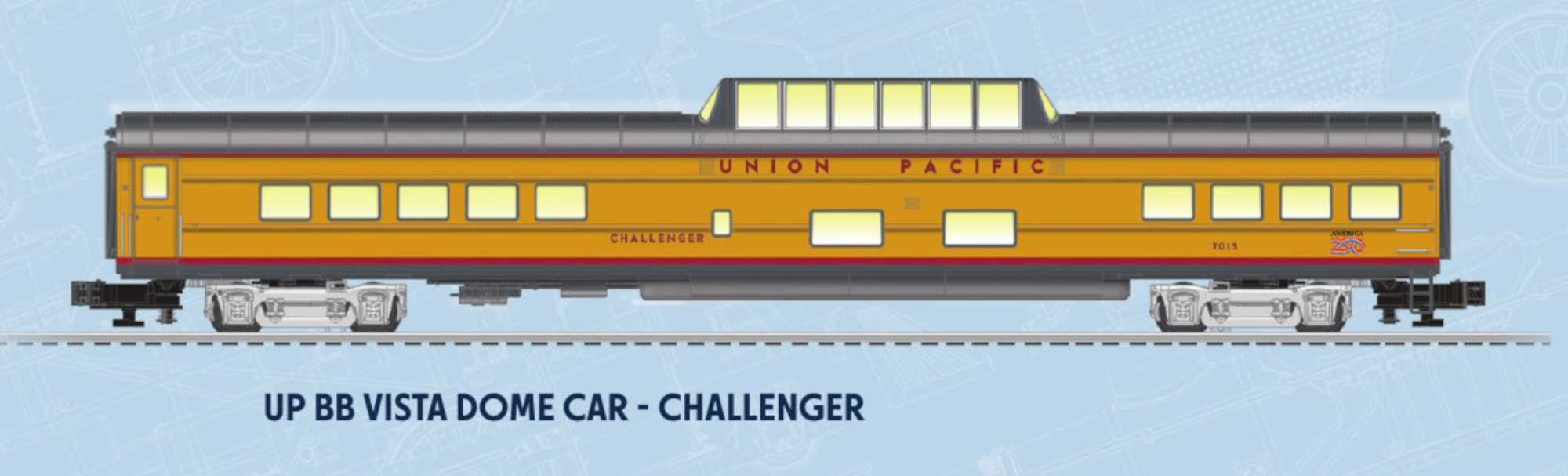 Lionel 2722060 - Legacy - Specialty Passenger Car Set "Union Pacific" Big Boy Tour