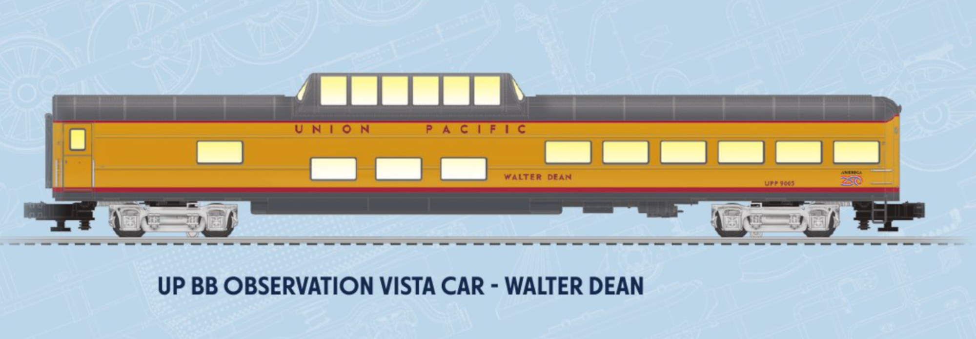 Lionel 2722060 - Legacy - Specialty Passenger Car Set "Union Pacific" Big Boy Tour