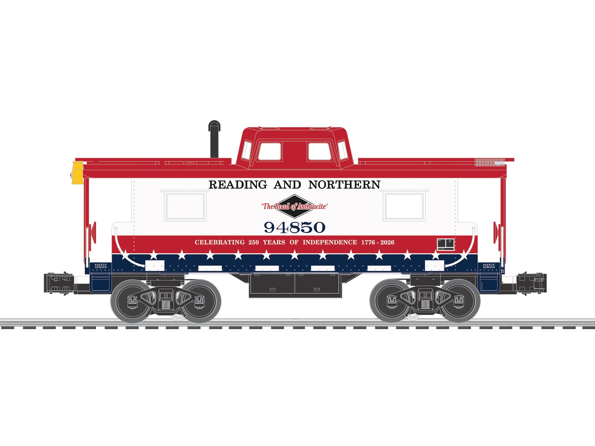 Lionel 2726430 - N8 Caboose "Reading and Northern" #94850 (250)