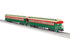 Lionel 2727110 - 18" Wood Passenger Car "North Pole Central" (2-Car) Set C