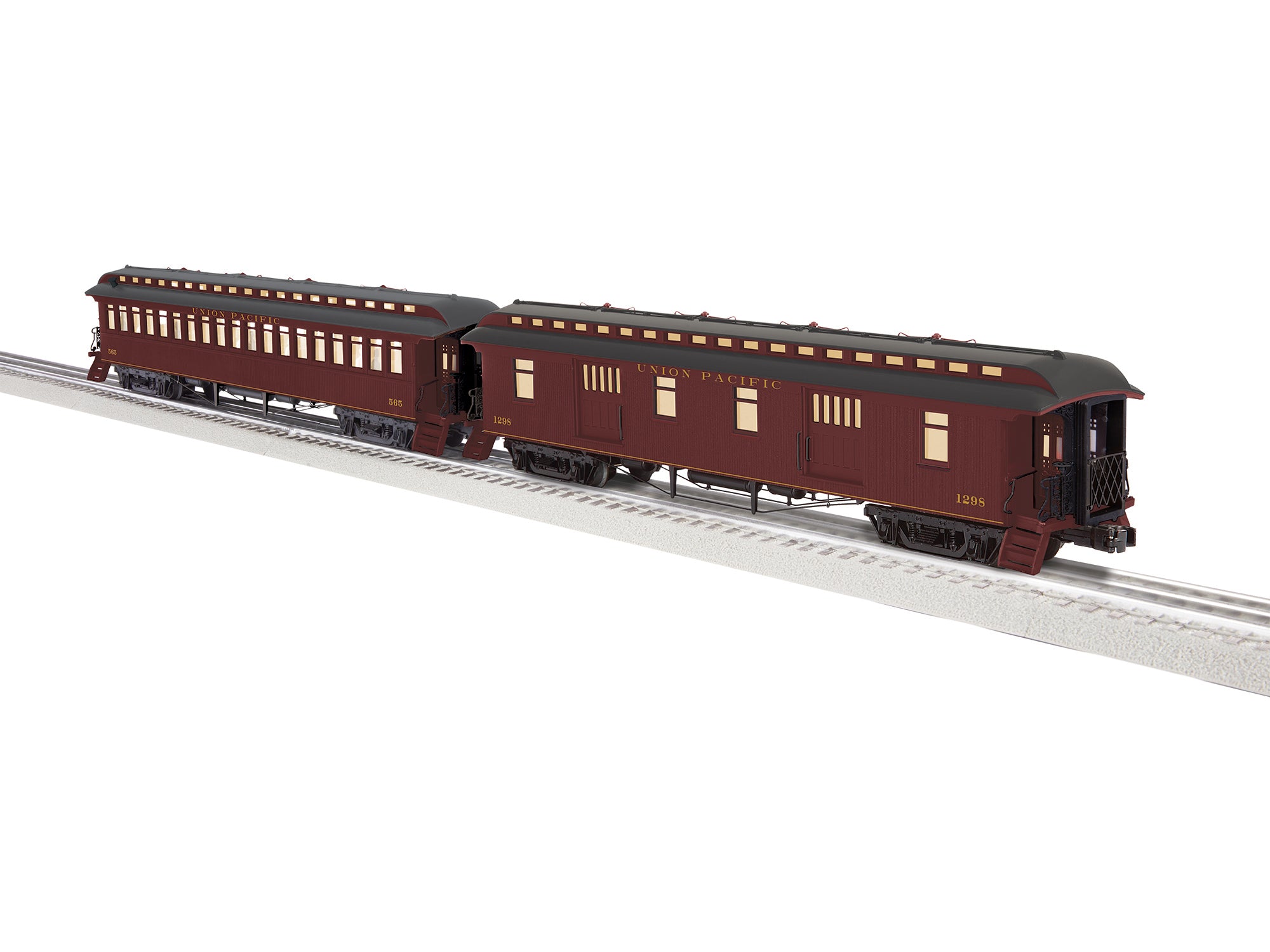 Lionel 2727170 - Wood Passenger Car "Union Pacific" (2-Car) Set A