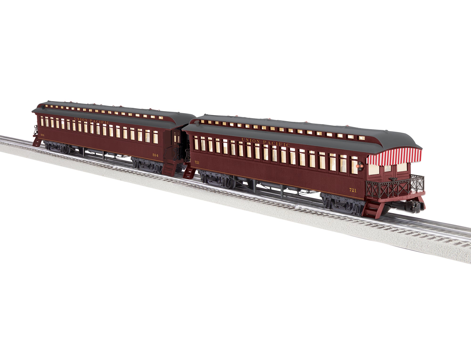 Lionel 2727190 - Wood Passenger Car "Union Pacific" (2-Car) Set C