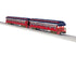 Lionel 2727230 - 250th Anniversary - 18" Wood Passenger Car "U.S.A" (2-Car) Set C