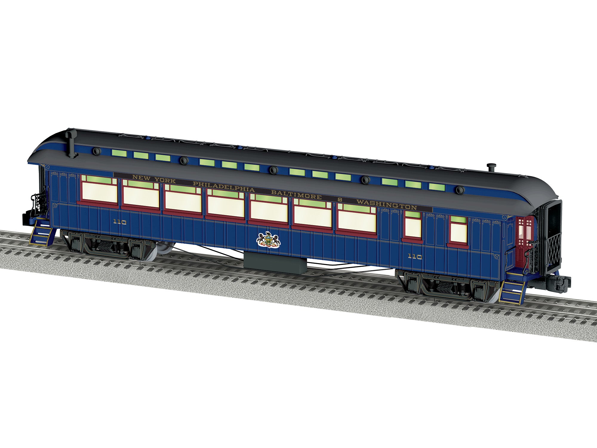 Lionel 2727250 - Wood Stationsounds Diner "Royal Blue" #110