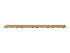 Lionel 2727340 - 18" Aluminum Passenger Car "Milwaukee Road" (4-Car) Hiawatha (Yellow)