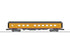 Lionel 2727360 - 18" Aluminum StationSounds Diner "Milwaukee Road" Hiawatha (Yellow)