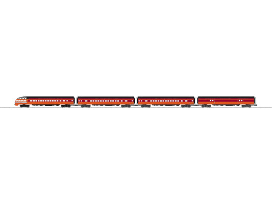 Lionel 2727400 - 18" Aluminum Passenger Car "Milwaukee Road" (4-Car) 261 Excursion