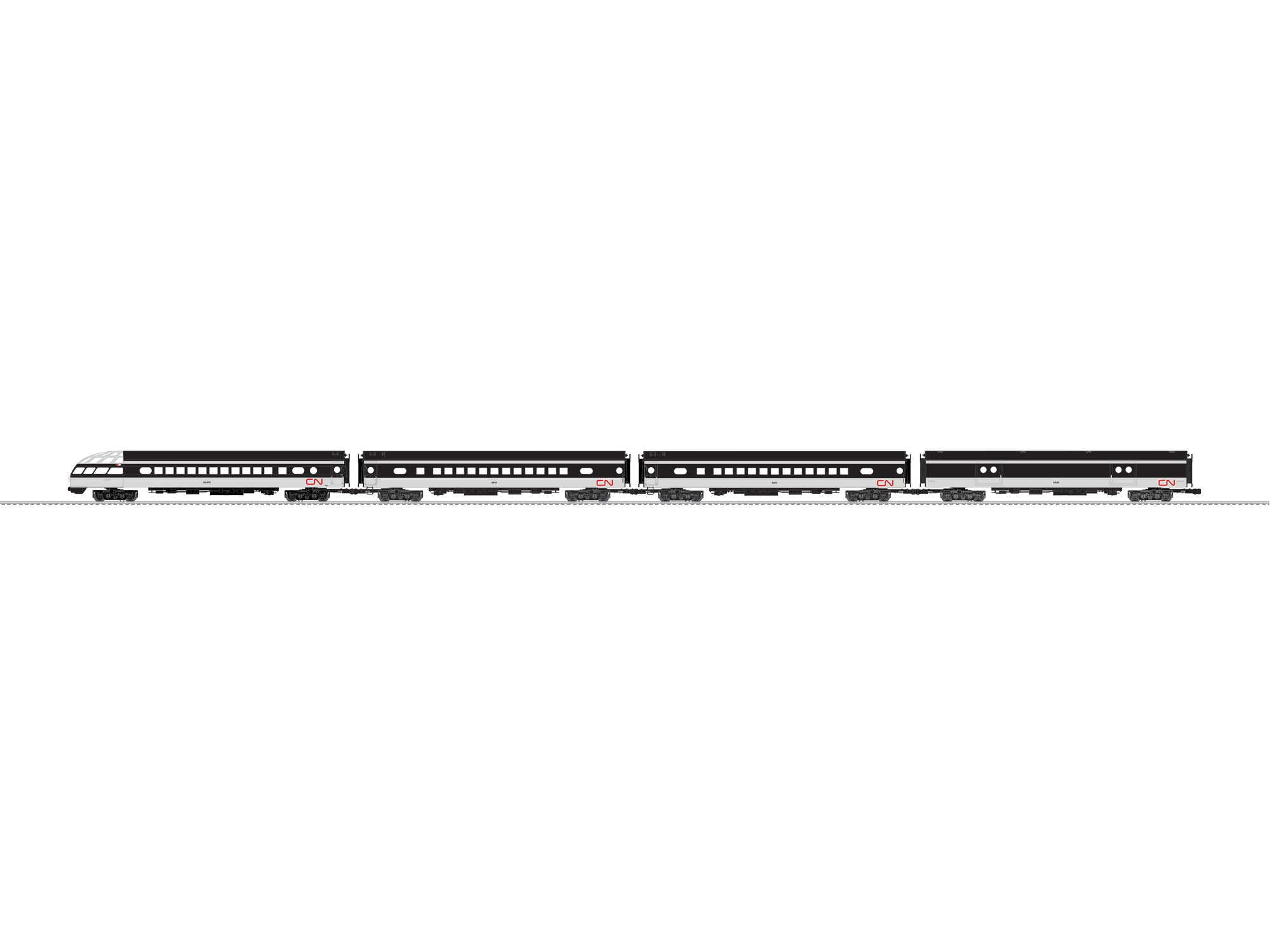 Lionel 2727430 - 18" Aluminum Passenger Car "Canadian National" (4-Car)