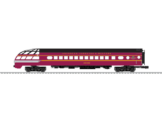 Lionel 2727460 - 18" Aluminum Skytop Lounge Car "Aberdeen Carolina & Western"