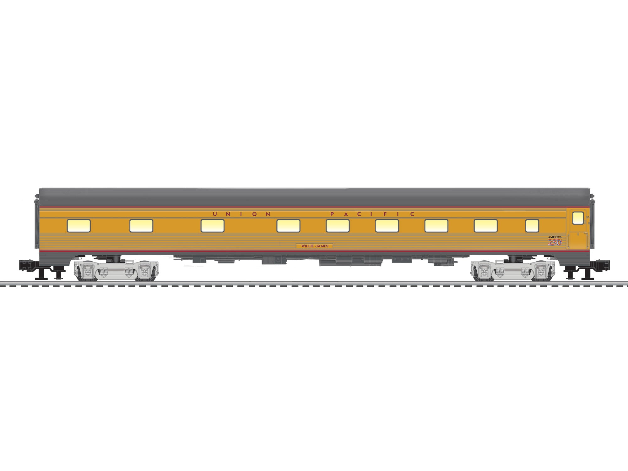 Lionel 2727480 - 21" Passenger Car Set "Union Pacific" (4-Car) Big Boy '26 Excursion Set A