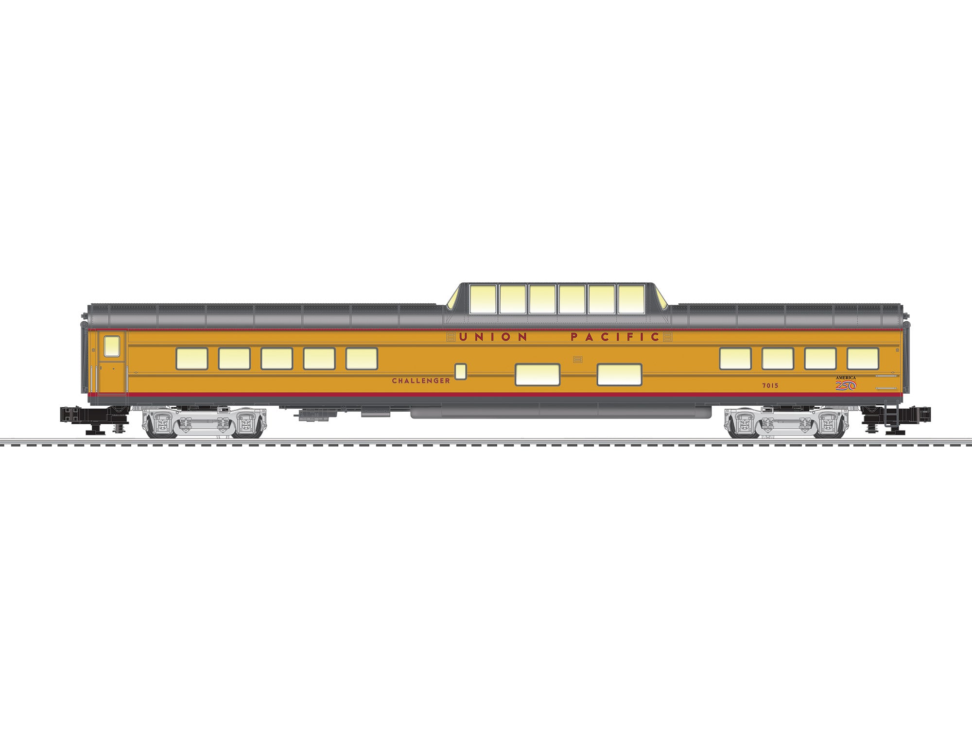 Lionel 2727480 - 21" Passenger Car Set "Union Pacific" (4-Car) Big Boy '26 Excursion Set A