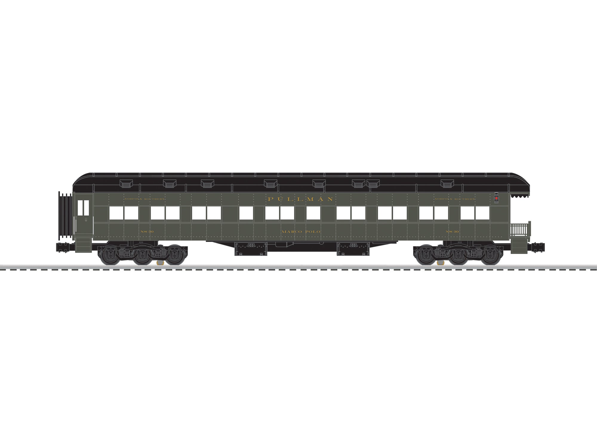 Lionel 2727504 - 18" Observation Car "Norfolk Southern" Marco Polo