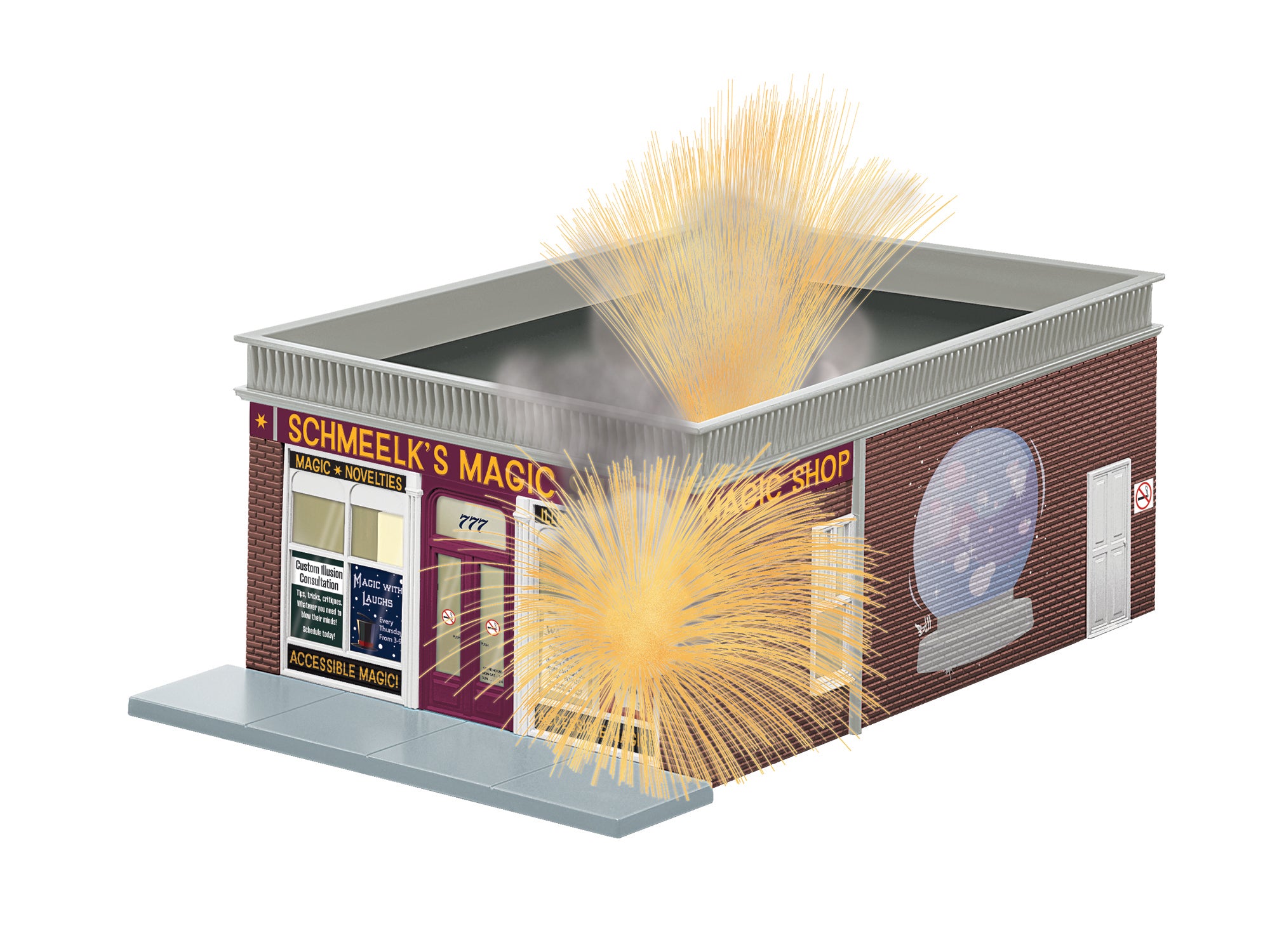 Lionel 2729010 - Schmeelk Exploding Magic Shop