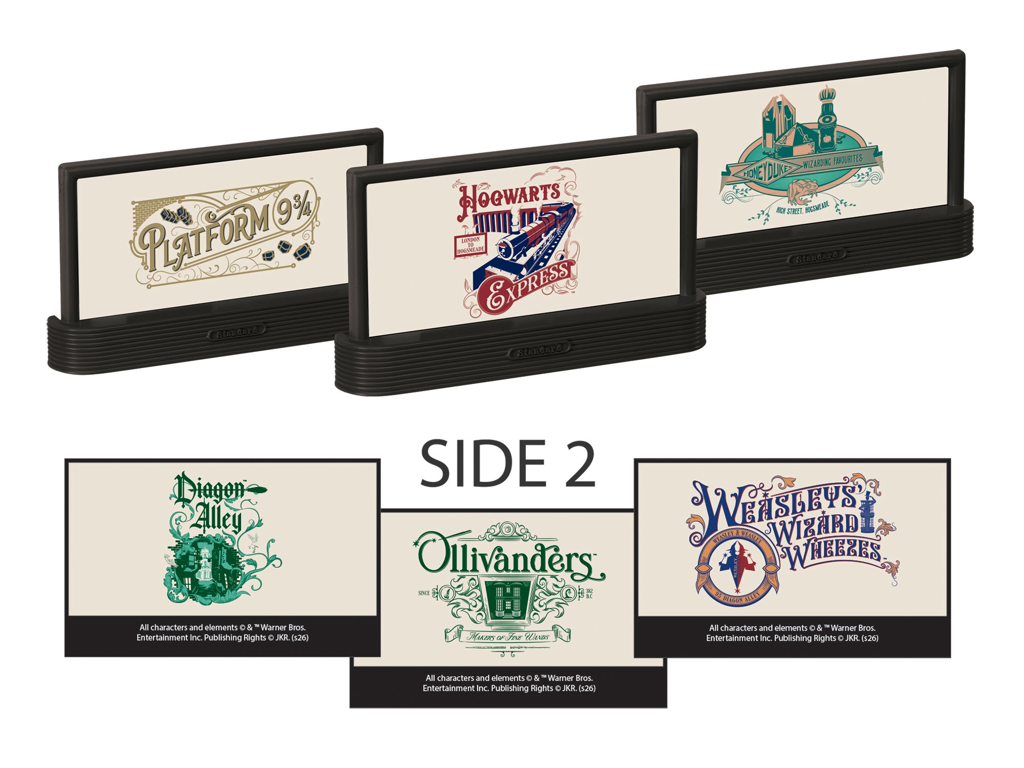 Lionel 2730020 - Billboard "Harry Potter Hogsmeade" #2 (3-Pack)