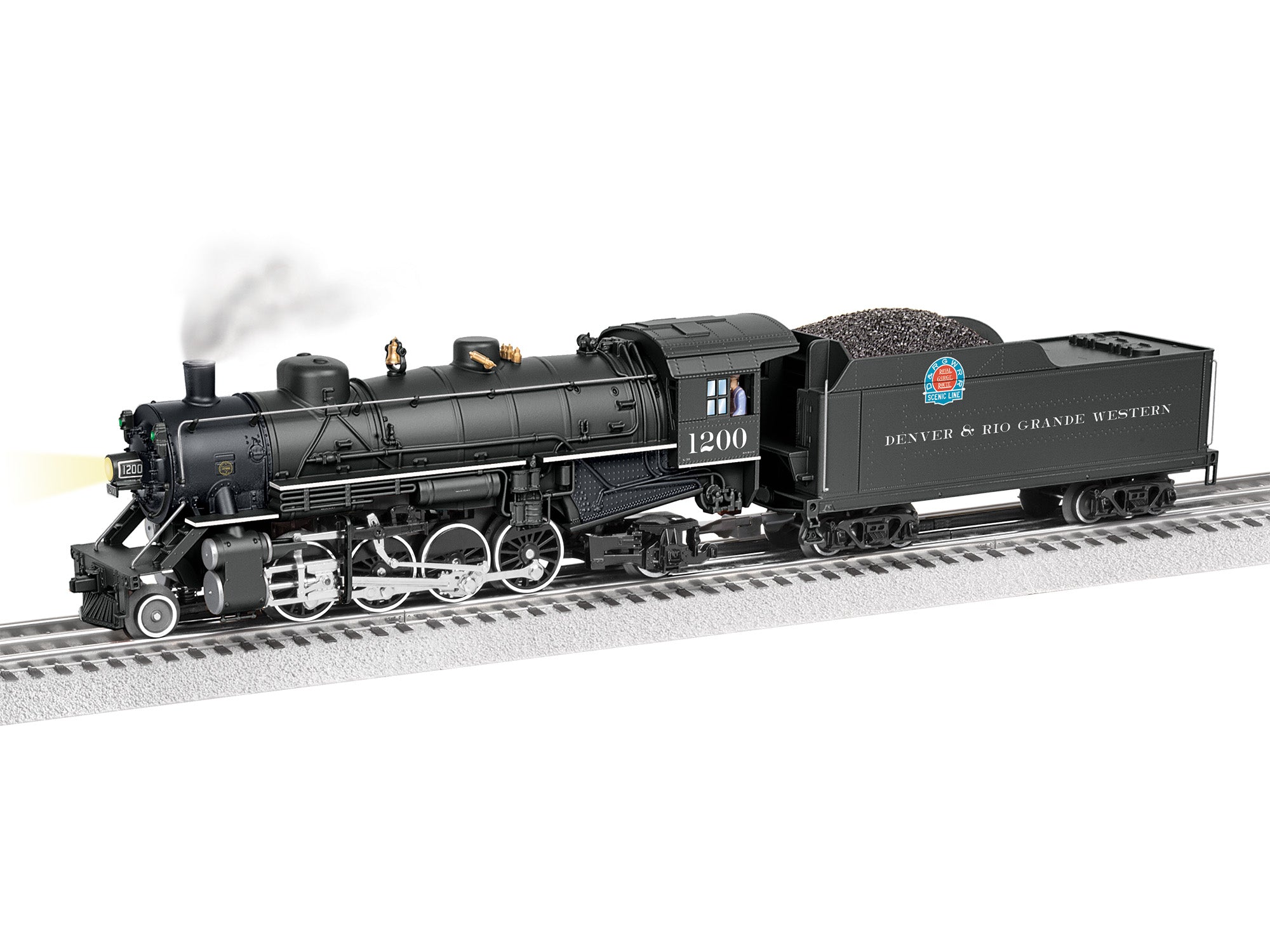 Lionel 2732050 - LionChief Plus 2.0 Mikado Steam Locomotive "Denver & Rio Grande Western" #1200