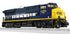 Lionel 2733011 - Legacy - ES44AC Diesel Locomotive "CSX/Georgia" #1834