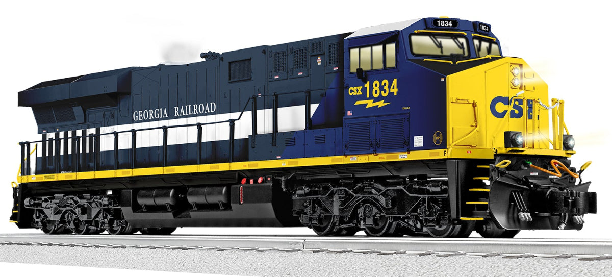 Lionel 2733019 - ES44AC Diesel Locomotive "CSX/Georgia" #1834 (Non-Powered)