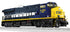 Lionel 2733019 - ES44AC Diesel Locomotive "CSX/Georgia" #1834 (Non-Powered)
