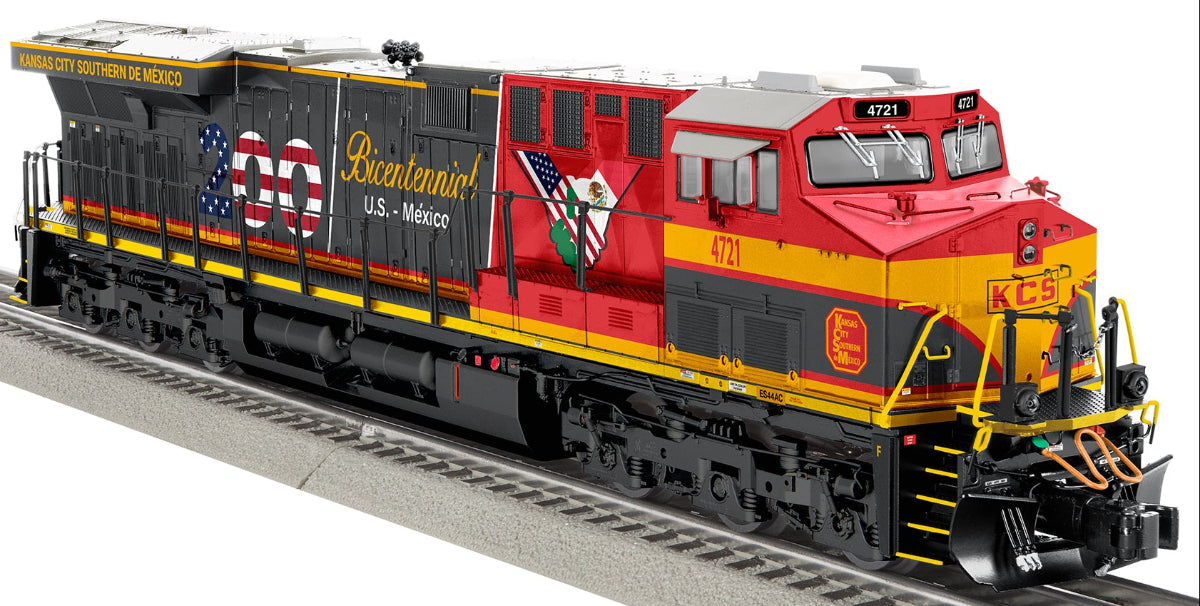 Lionel 2733449 - ES44AC Diesel Locomotive "KCS de Mexico" #4721 (200th Anniversary) (Non-Powered)