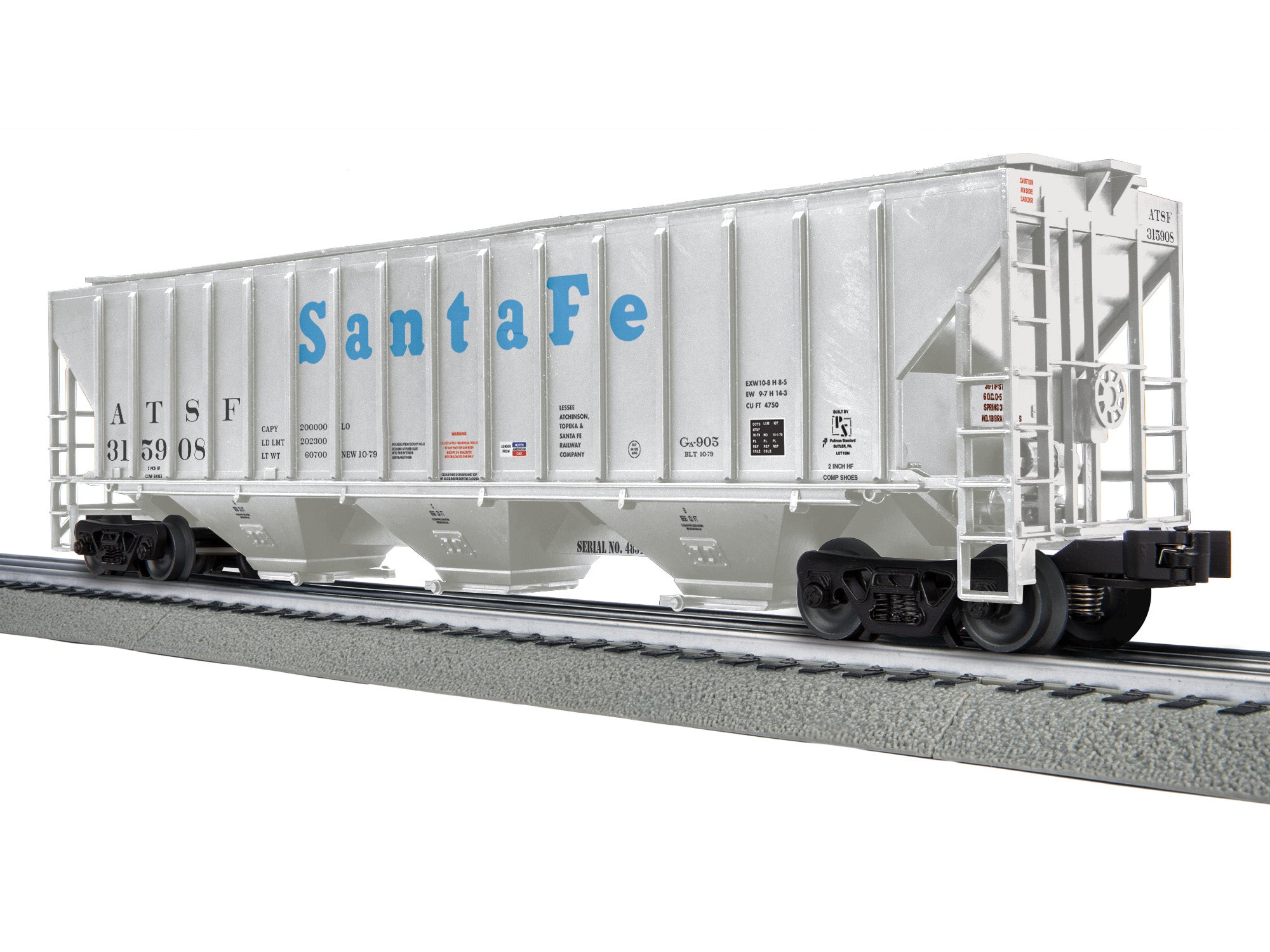 Lionel 2742011 - 4740 PS-2CD Hopper "Santa Fe" #315908