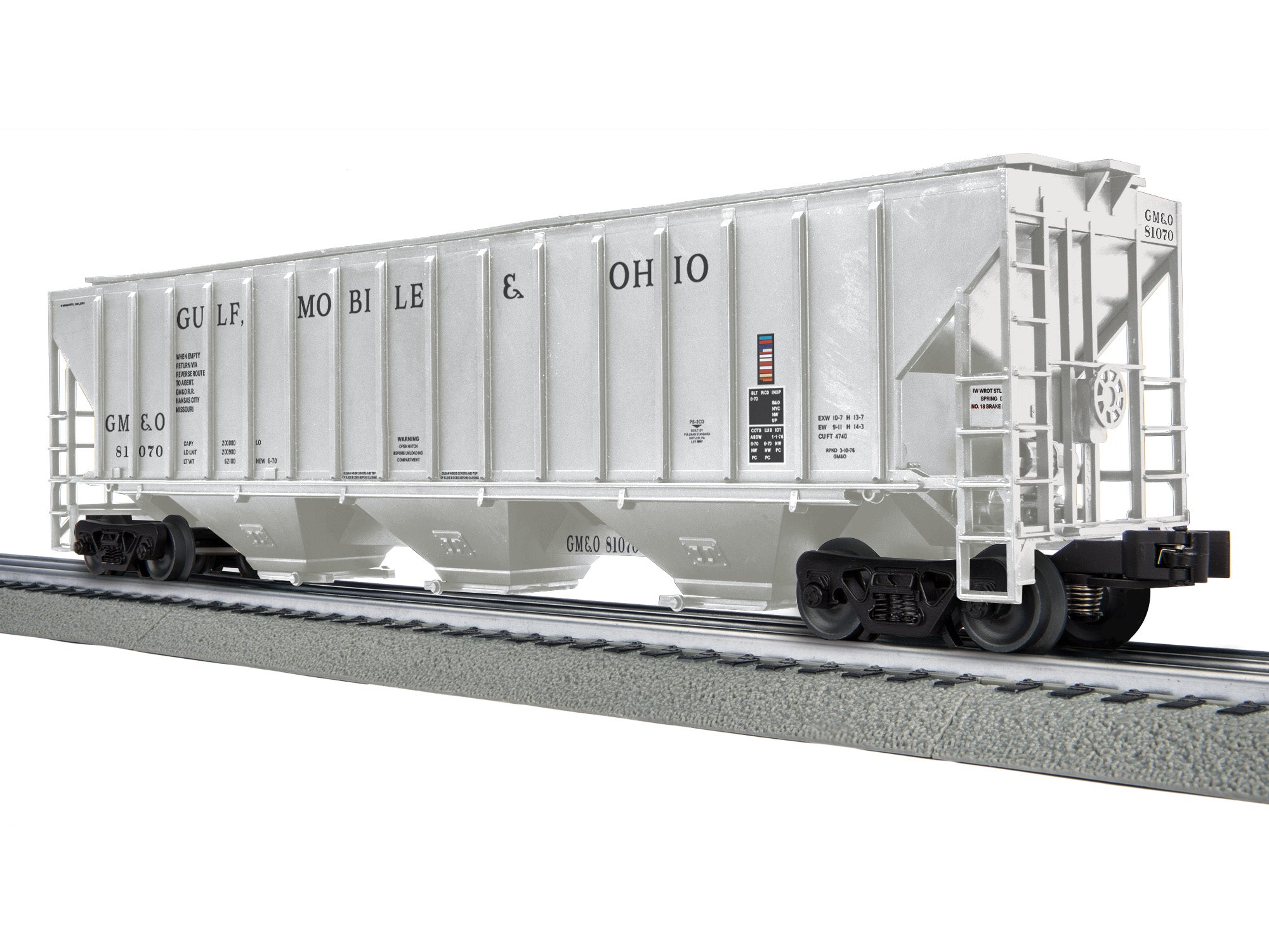 Lionel 2742041 - 4740 PS-2CD Hopper "Gulf Mobile & Ohio" #81070