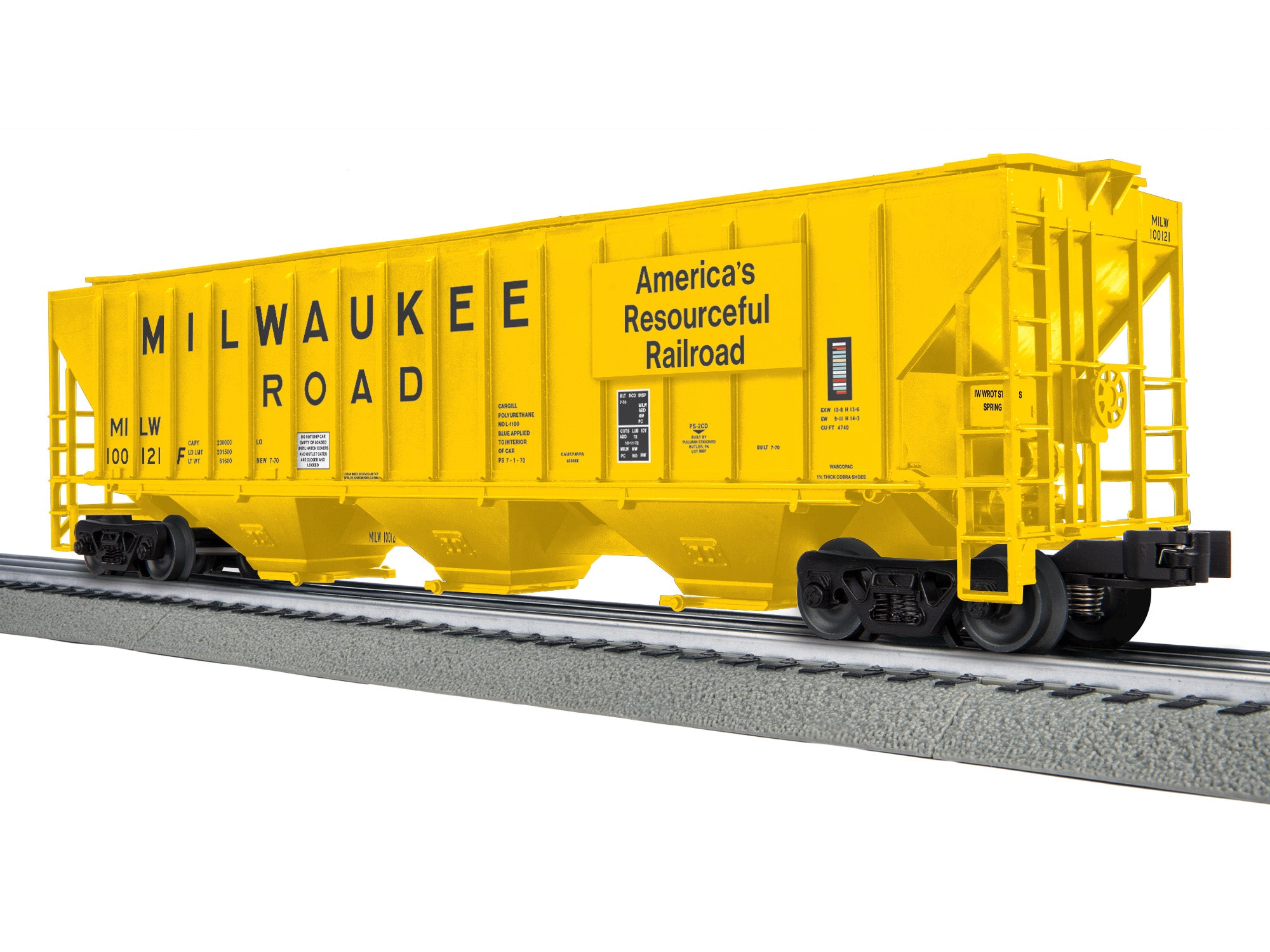 Lionel 2742052 - 4740 PS-2CD Hopper "Milwaukee Road" #10121