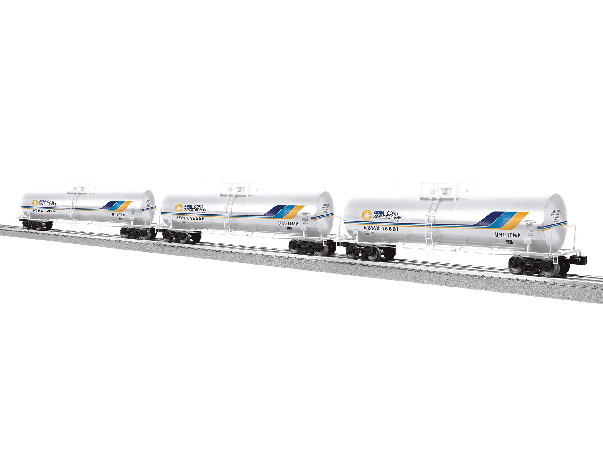 Lionel 2742070 - 50' Tank Car "ADM" (3-Car)