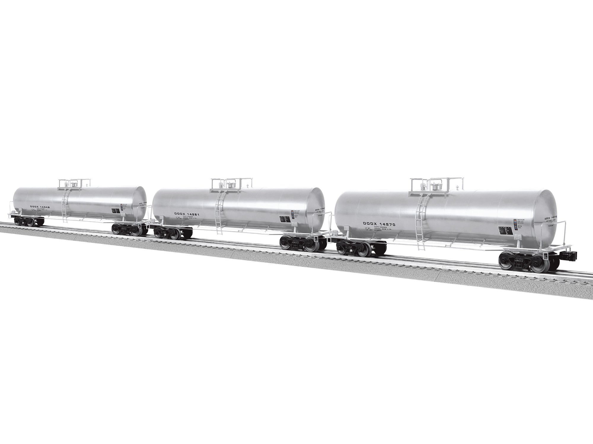Lionel 2742080 - 50' Tank Car "DODX" (3-Car)