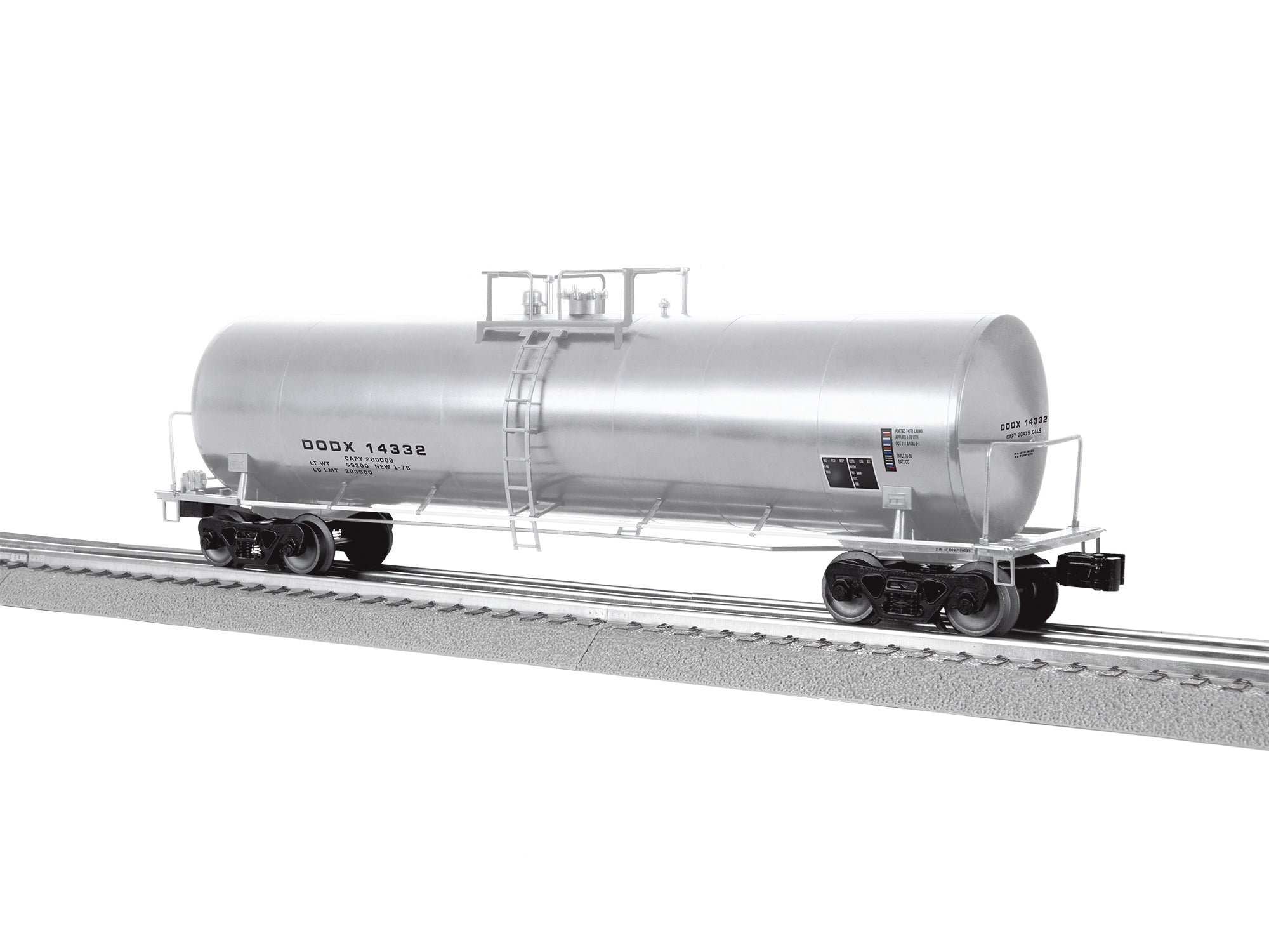 Lionel 2742089 - 50' Tank Car "DODX" #14332