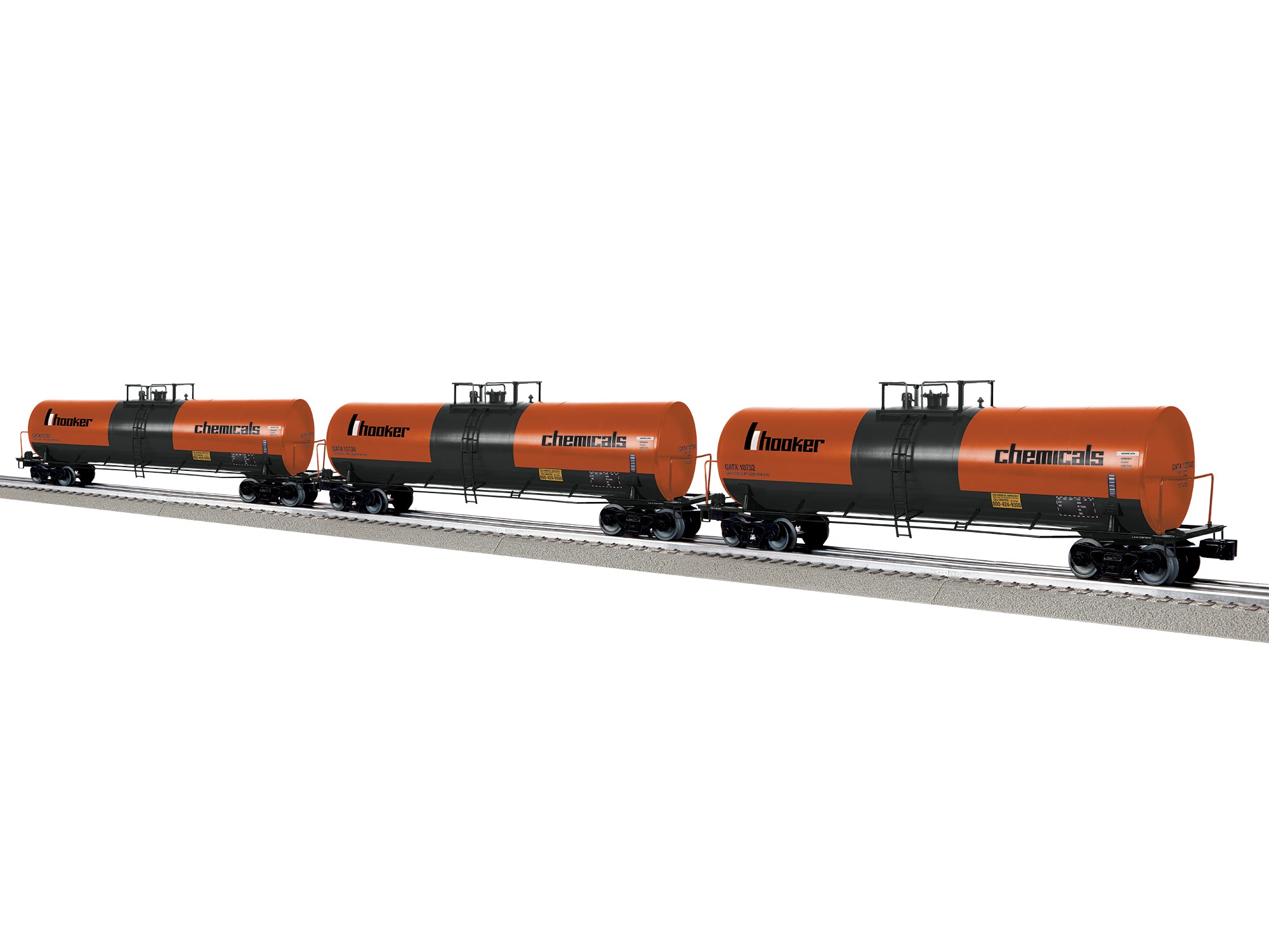 Lionel 2742100 - 50' Tank Car "Hooker" (3-Car)