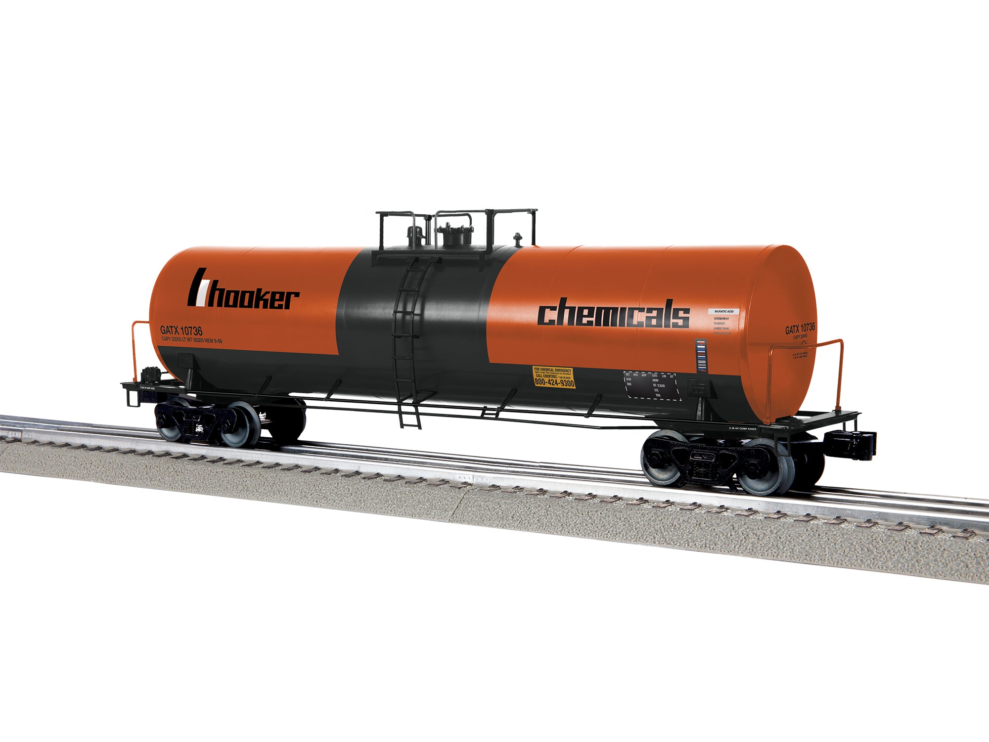 Lionel 2742109 - 50' Tank Car "Hooker" #10736