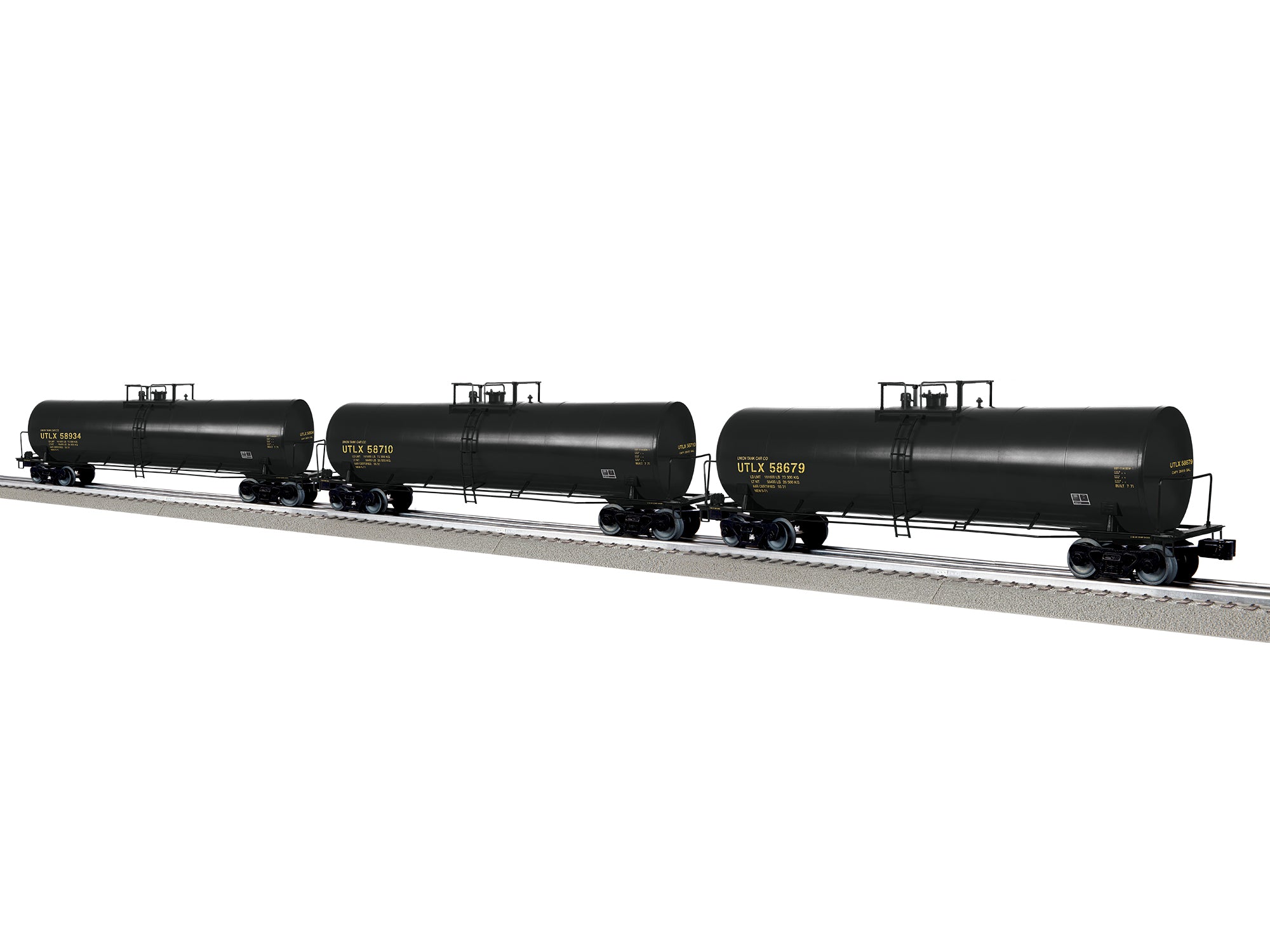 Lionel 2742120 - 50' Tank Car "UTLX" (3-Car)