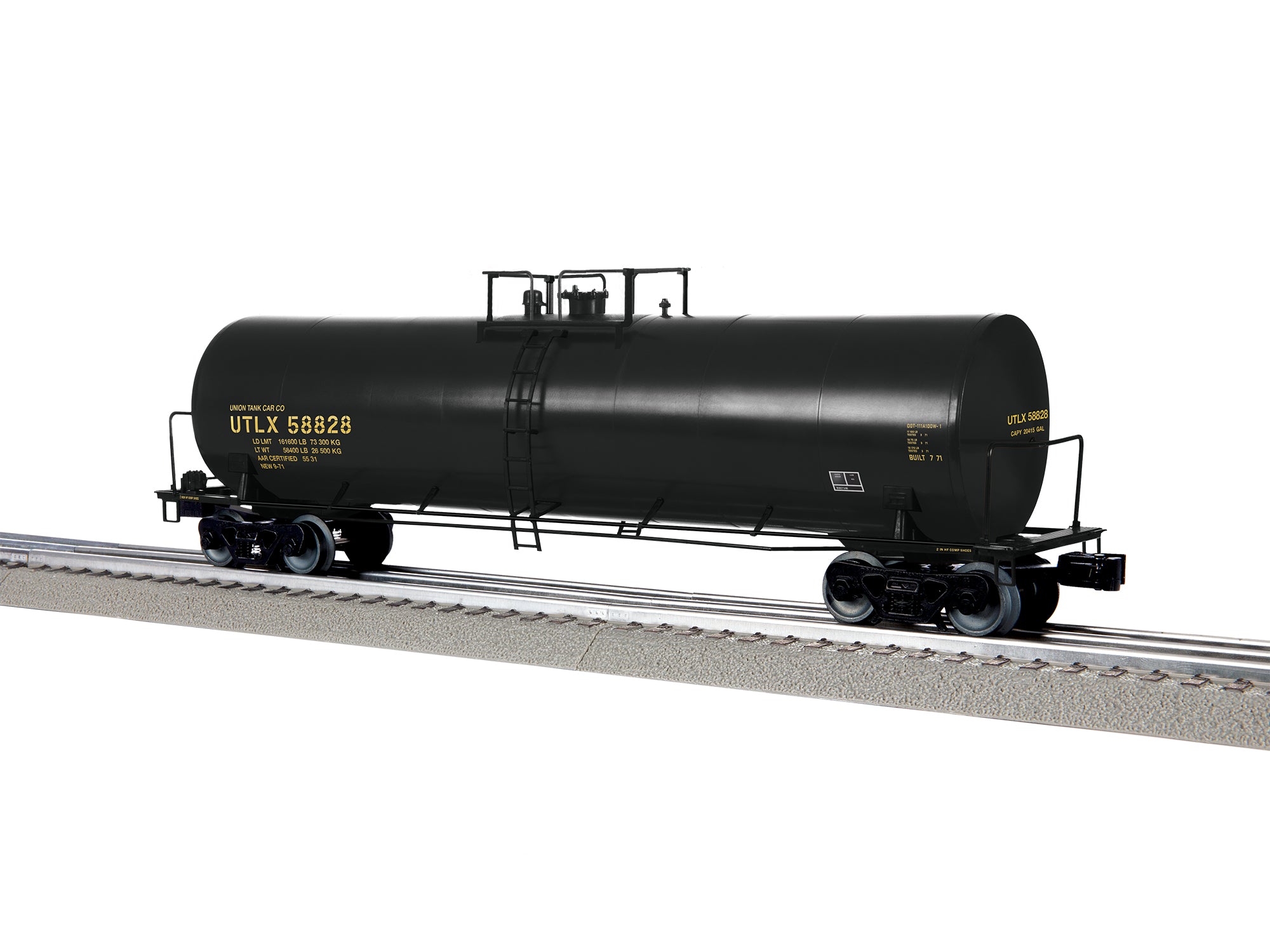 Lionel 2742129 - 50' Tank Car "UTLX" #58828