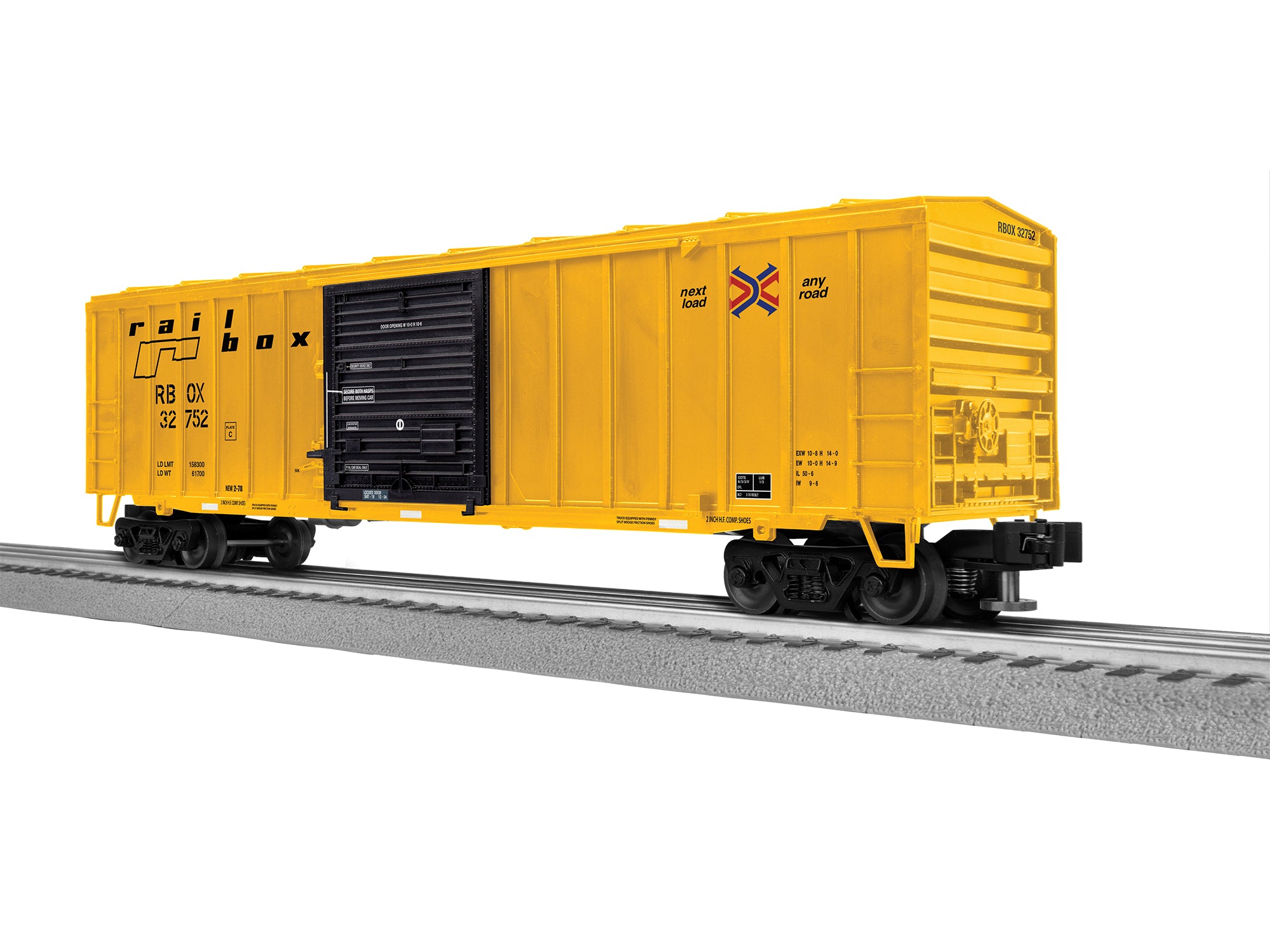 Lionel 2742132 - 50' Boxcar "Railbox" #32752