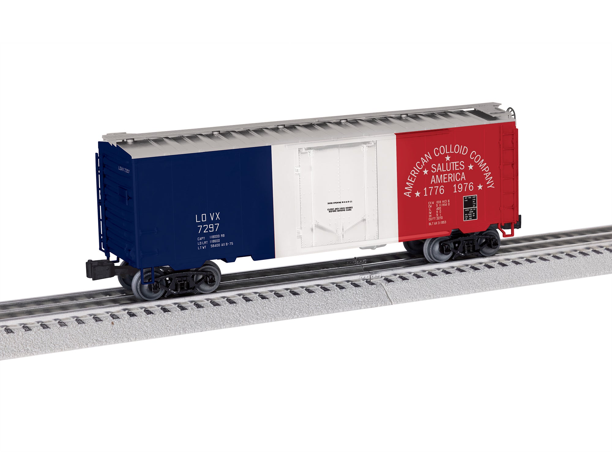Lionel 2742200 - 40' Plug Door Boxcar "American Colloid" #7297