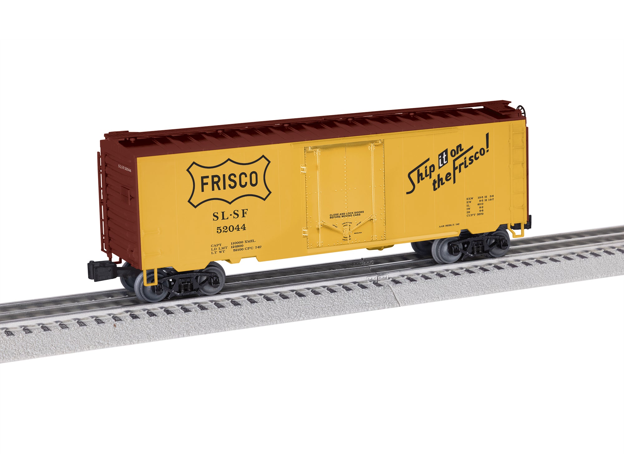 Lionel 2742230 - 40' Plug Door Boxcar "Frisco" #52044