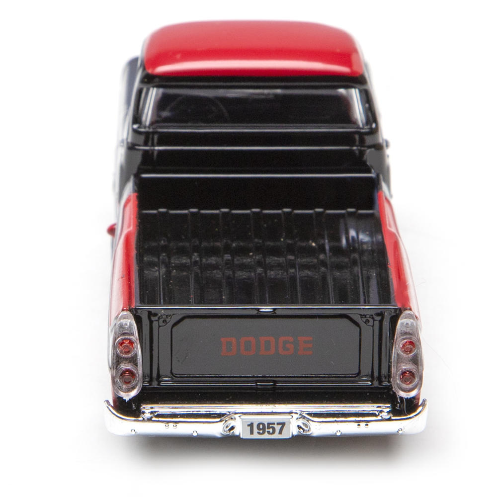 1957 Dodge Sweptside Truck (Black/Red) 1/48 Diecast Car