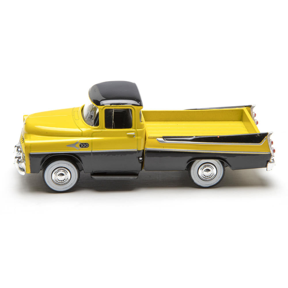 1957 Dodge Sweptside Truck (Yellow/Black) 1/48 Diecast Car