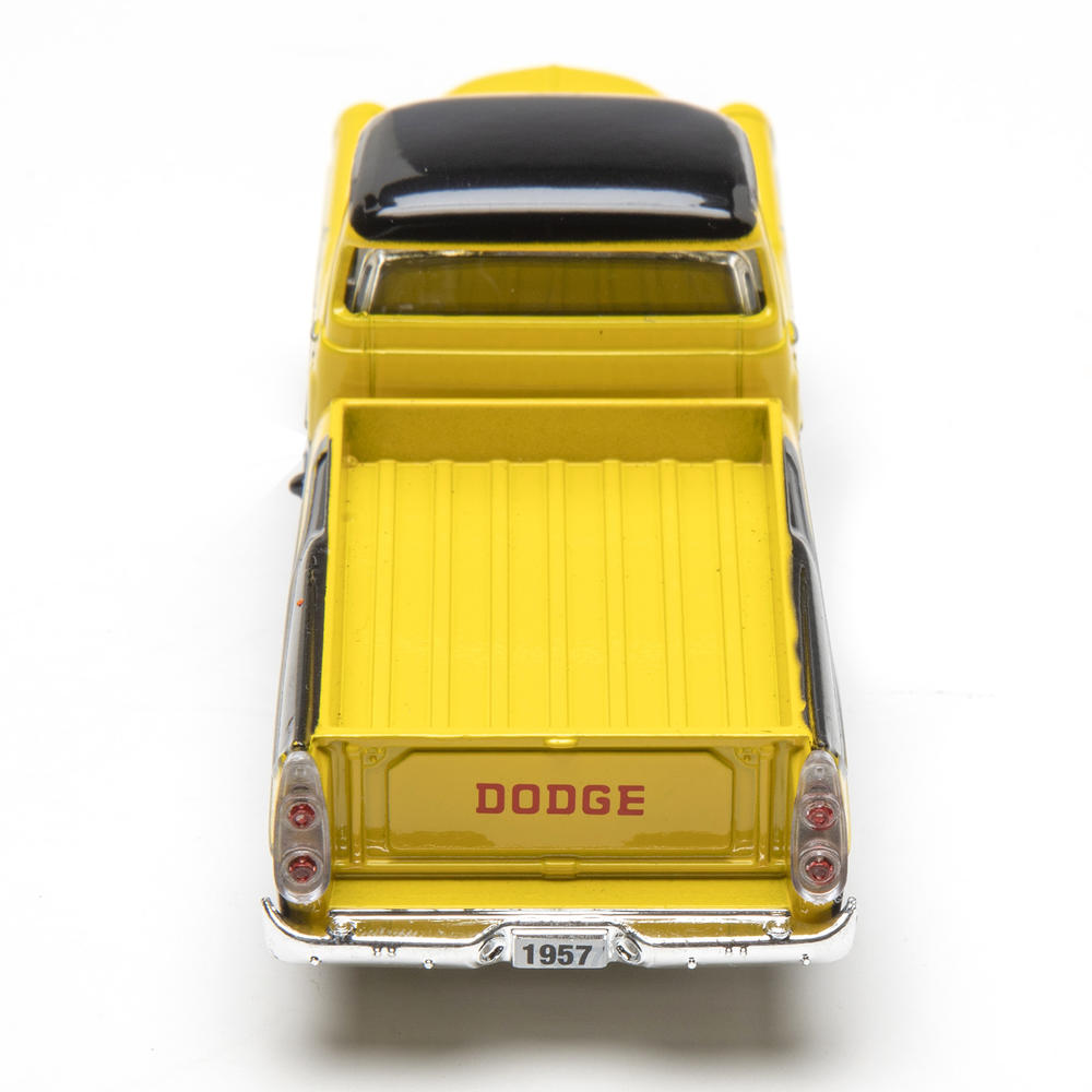 1957 Dodge Sweptside Truck (Yellow/Black) 1/48 Diecast Car