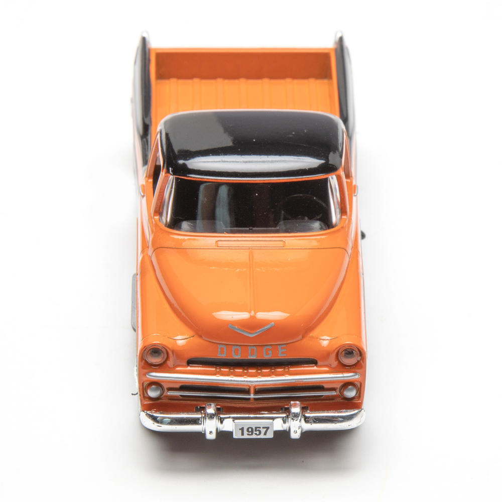 1957 Dodge Sweptside Truck (Orange/Black) 1/48 Diecast Car