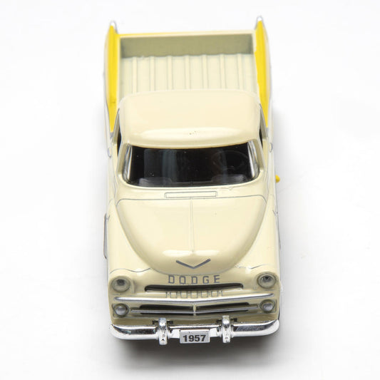 Denver Diecast 279-9244 - 1957 Dodge Sweptside Truck (Yellow/Cream) 1/48 Diecast Car - MrMuffin'sTrains