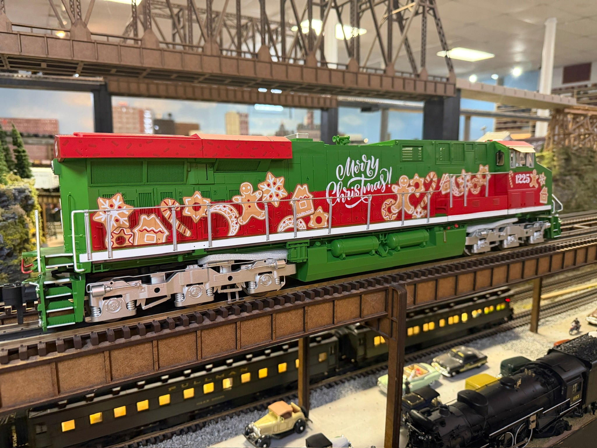 MTH 70-2189-1 - ES44AC Diesel Engine "Christmas" #1225 w/ PS3