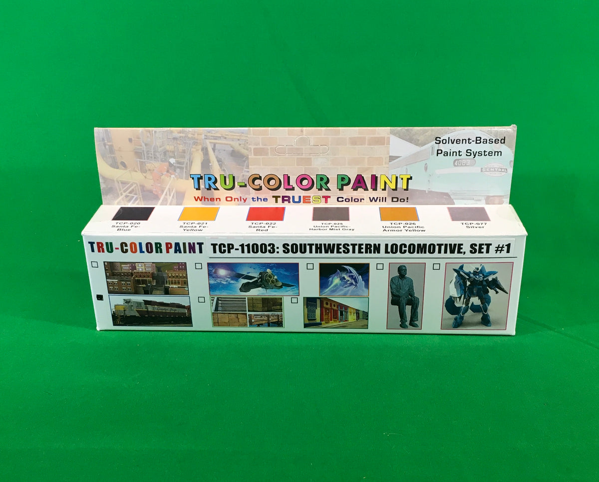 Tru-Color Paint - TCP-11003 - Southwestern Locomotive Set #1 (Solvent-Based Paint) - MrMuffin'sTrains