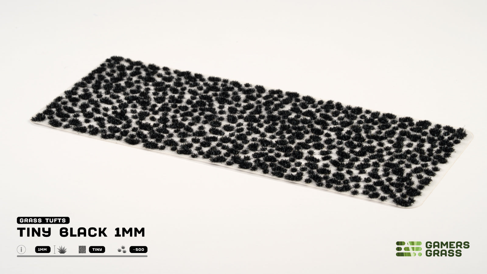 Gamers Grass GGTT-BL - Tiny Tufts - Black 1mm