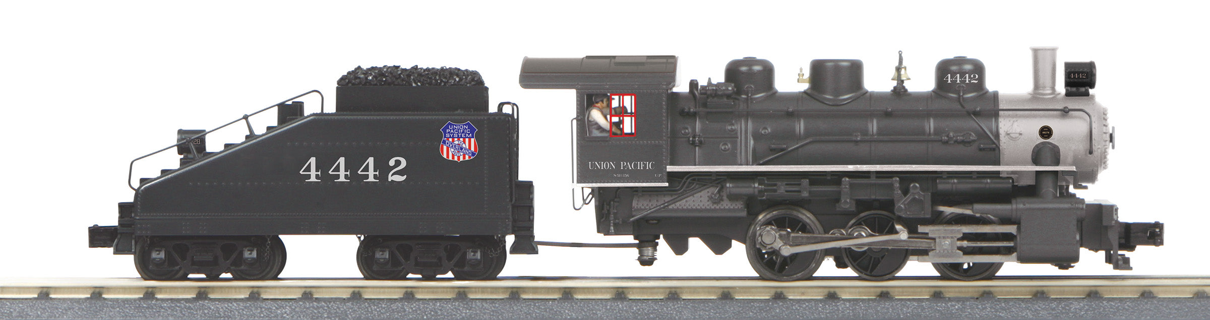 MTH 30-1849-1 - USRA 0-6-0 Steam Switcher "Union Pacific" #4442 w/ PS3 (Slope Tender)