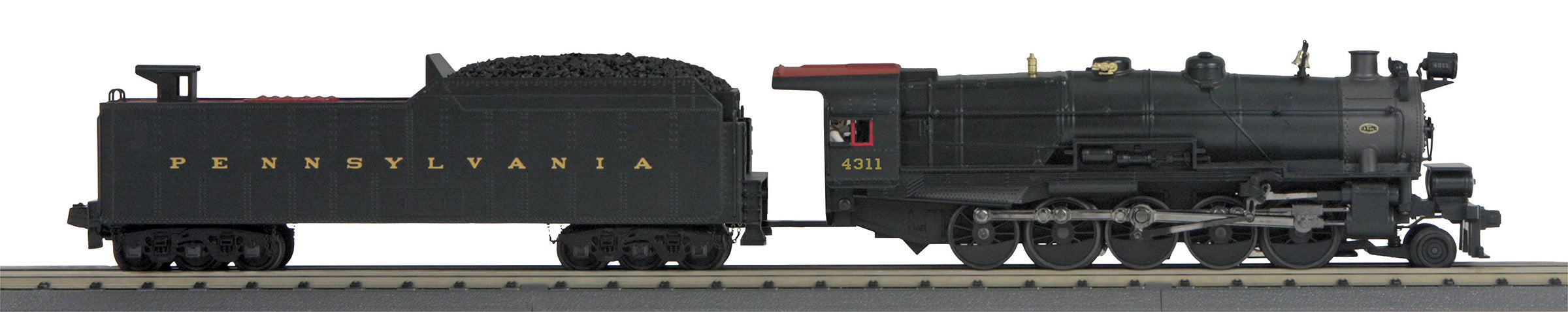 MTH 30-1873-1 - 2-10-0 Imperial Decapod Steam Engine "Pennsylvania" #4311 w/ PS3 (Long Haul Tender)