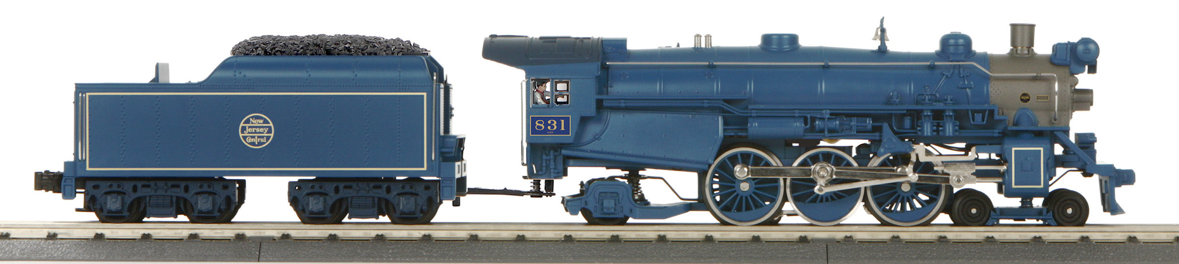 MTH 30-1879-1 - 4-6-2 Imperial P47 Pacific Steam Engine "Jersey Central(Blue Comet)" w/ PS3