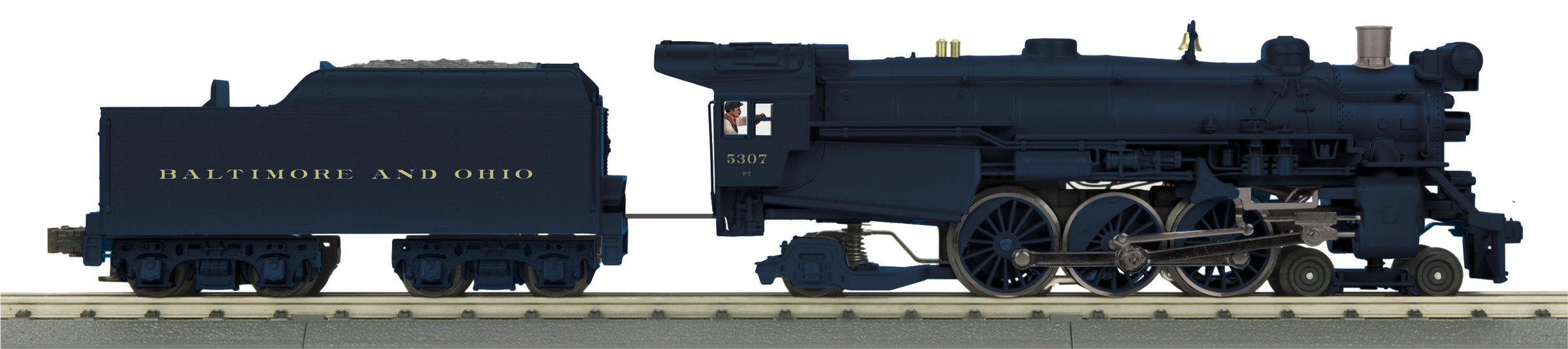 MTH 30-1881-1 - 4-6-2 Imperial P47 Pacific Steam Engine "Baltimore & Ohio" #5307 w/ PS3