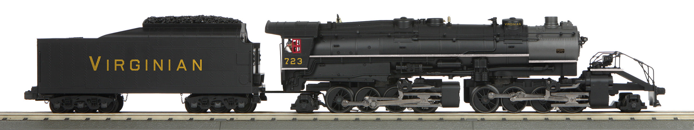 MTH 30-1892-1 - 2-8-8-2 Imperial Y6b Steam Engine "Virginian" #723 w/ PS3